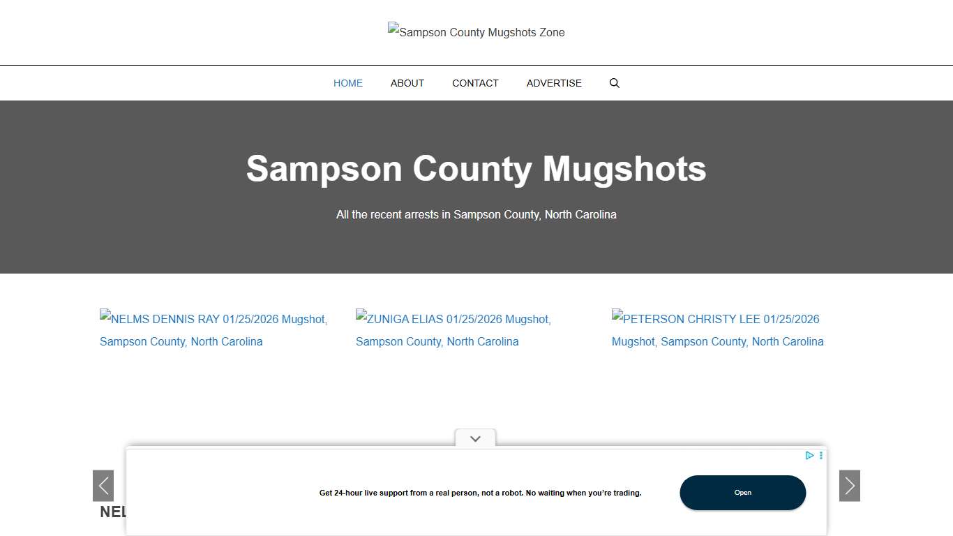Sampson County Mugshots Zone
